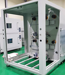 Assembling cases and parts